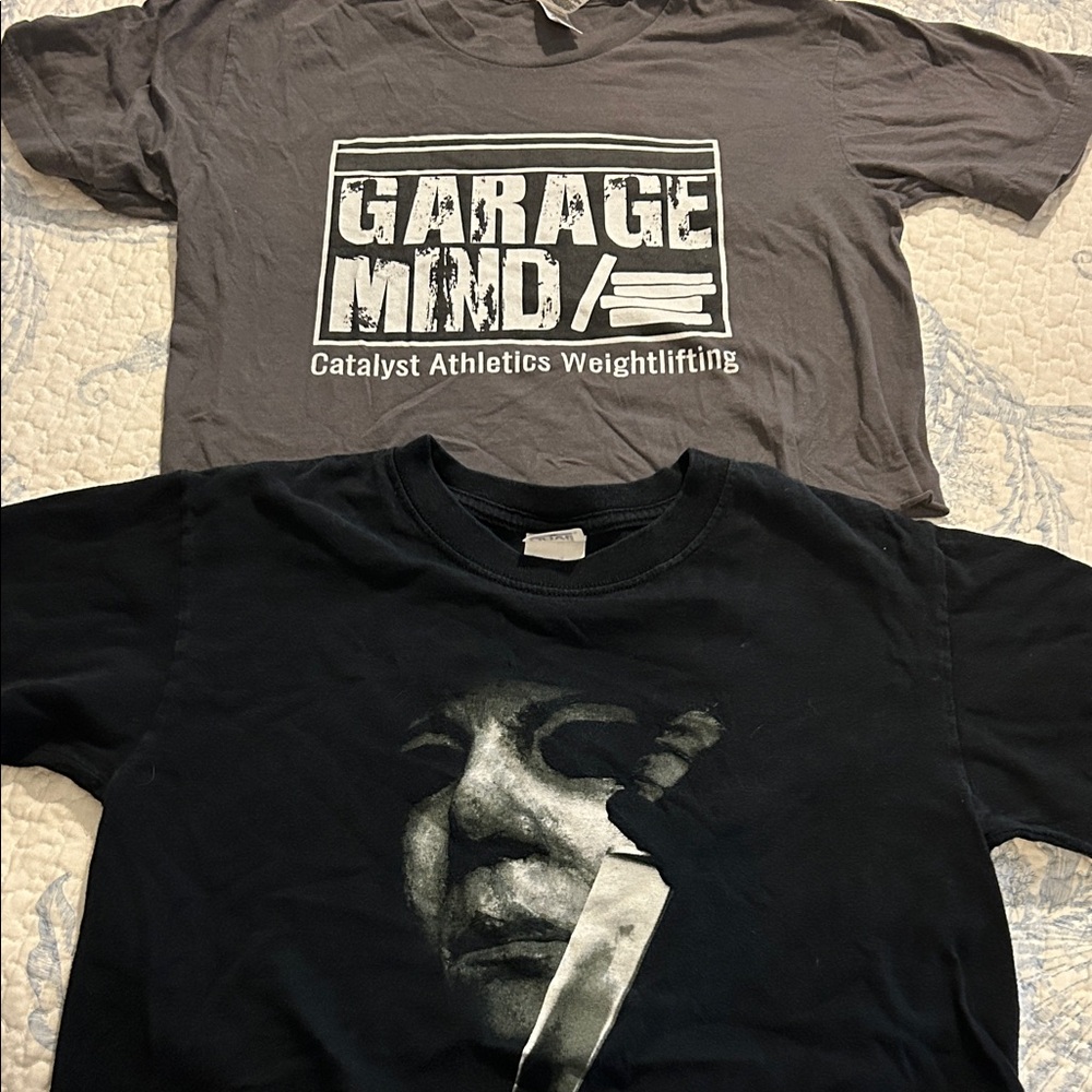 Graphic T-Shirts - Black and Gray
